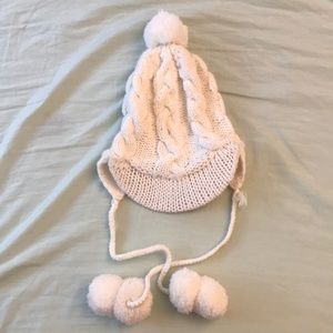 White Beanie Hat